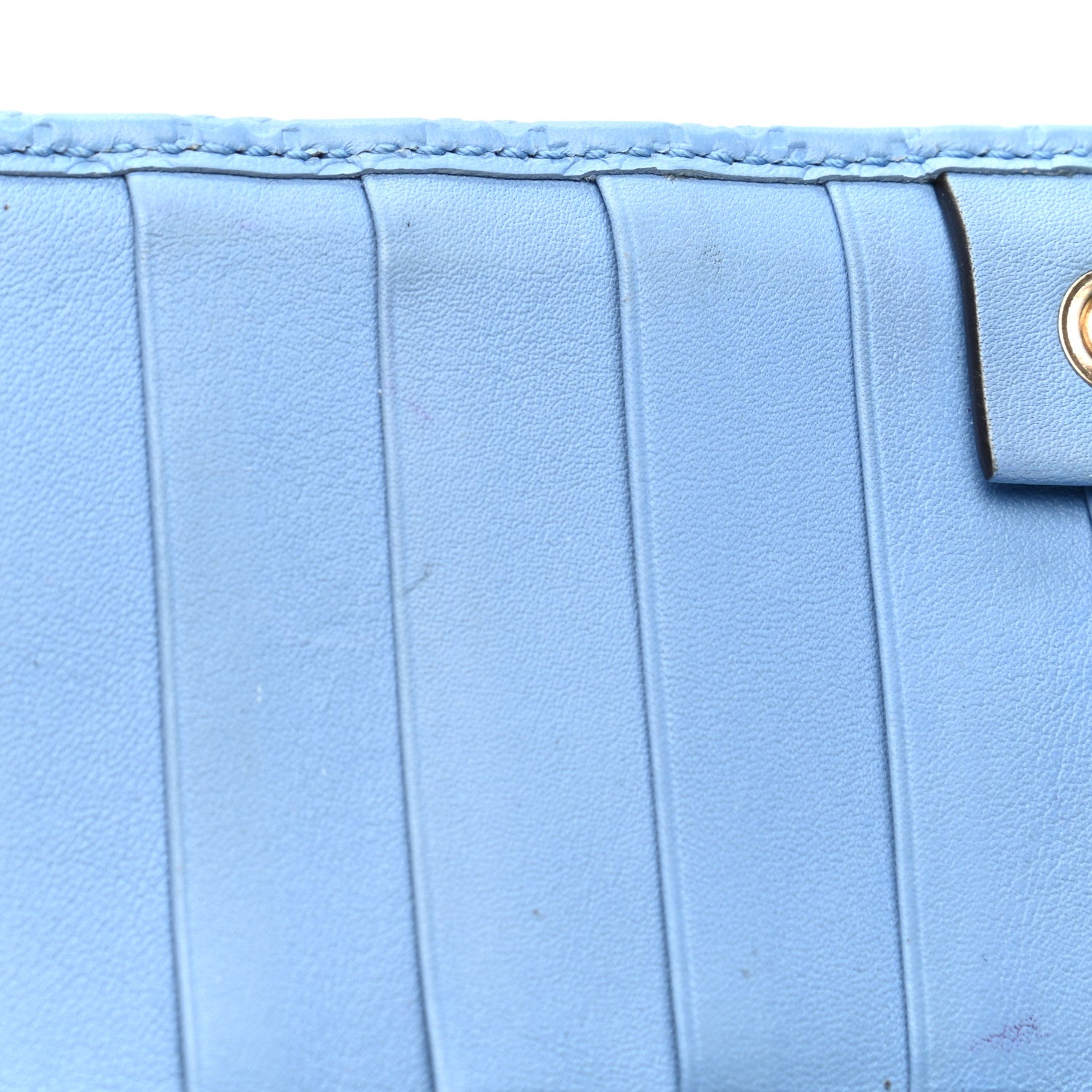 Gucci Soft Microguccissima Continental Wallet Mineral Blue 10 of 14