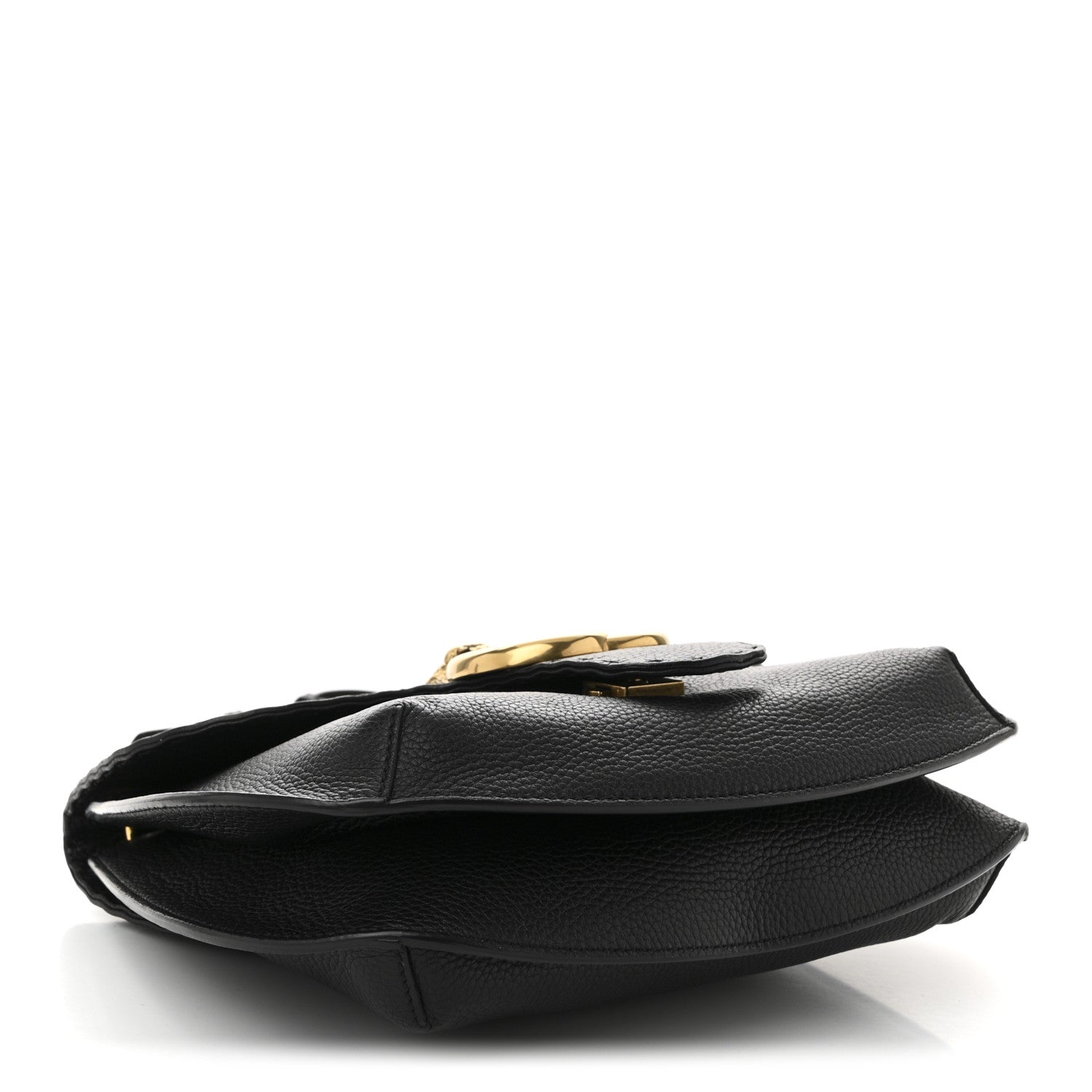 Gucci Cellarius Calfskin Feline GG Marmont Flap Shoulder Bag Black 4 of 10
