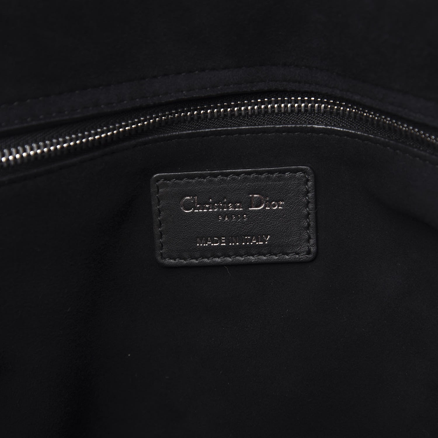 Christian Dior Calfskin Studded Large Lady Dior Black 8 of 8