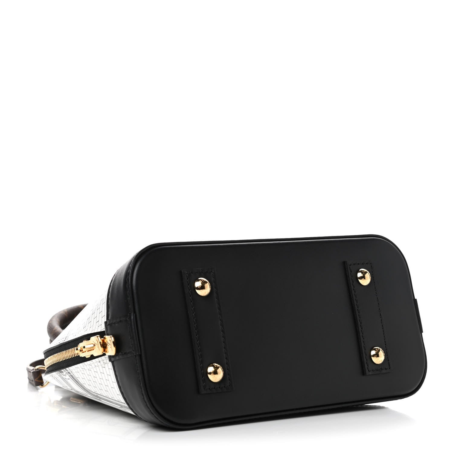 Louis Vuitton X FORNASETTI Calfskin Architettura Alma BB Black White 3 of 4