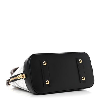 Louis Vuitton X FORNASETTI Calfskin Architettura Alma BB Black White 3 of 4