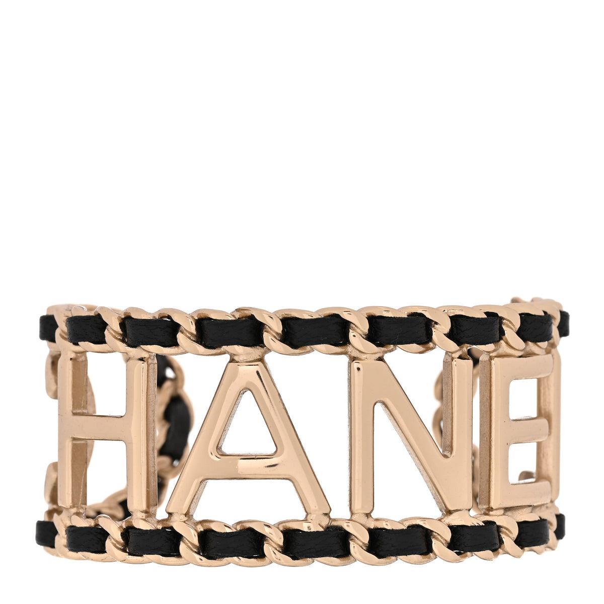 Chanel Lambskin Chain Vintage Allure Bracelet Gold 1 of 5