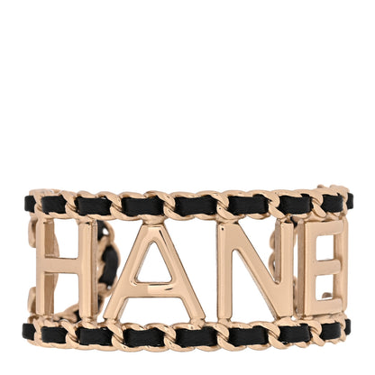 Chanel Lambskin Chain Vintage Allure Bracelet Gold 1 of 5