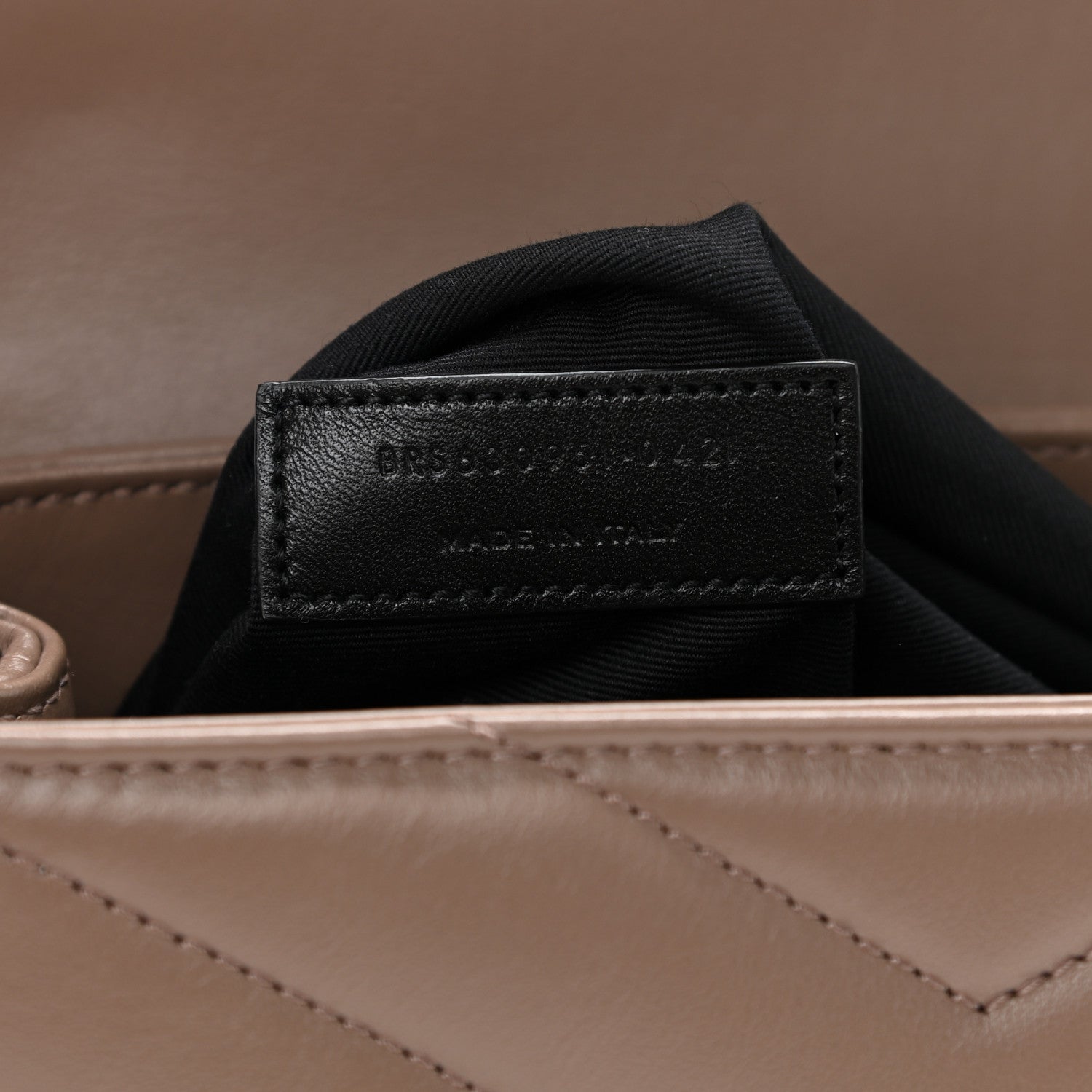Saint Laurent Calfskin Y Quilted Monogram Toy Loulou Crossbody Bag Taupe 8 of 14