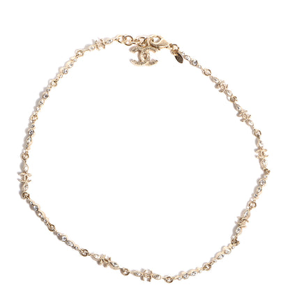 Chanel Crystal CC Necklace Gold 1 of 6