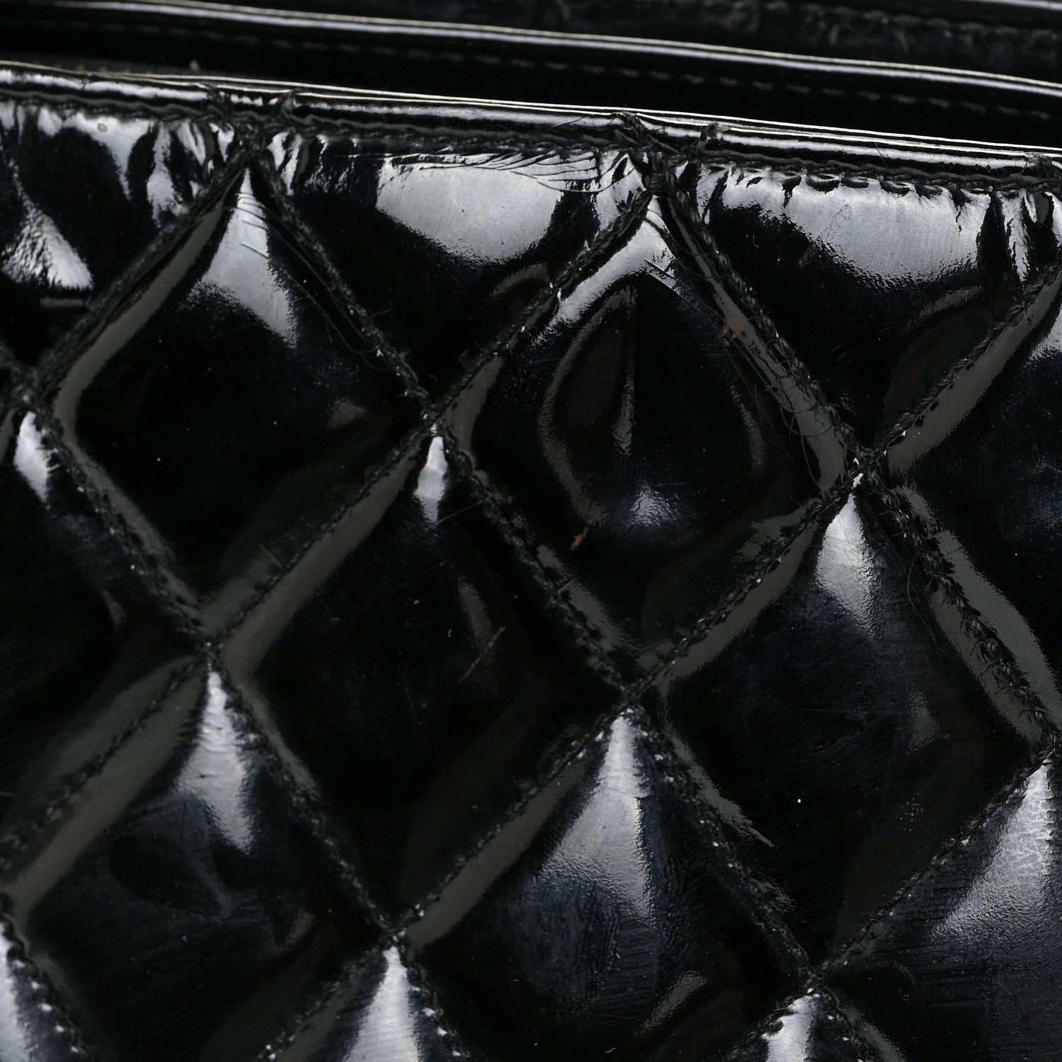 Chanel Patent Quilted Tote Black 21 of 21