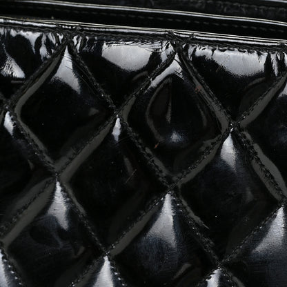Chanel Patent Quilted Tote Black 21 of 21