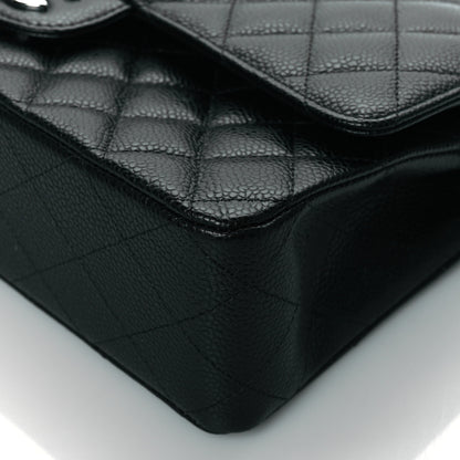 Chanel Caviar Quilted Medium Double Flap Black 10 of 11