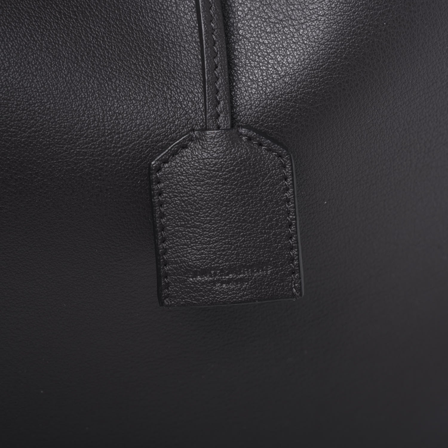 Saint Laurent Calfskin Large Shopping Tote Fog 19 of 23