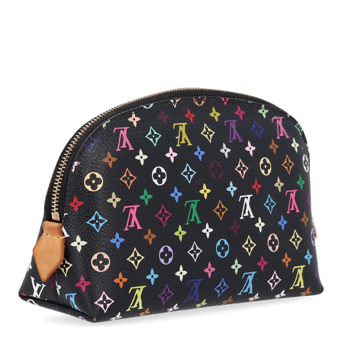 Monogram Multicolor Cosmetic Pouch Black Grenade