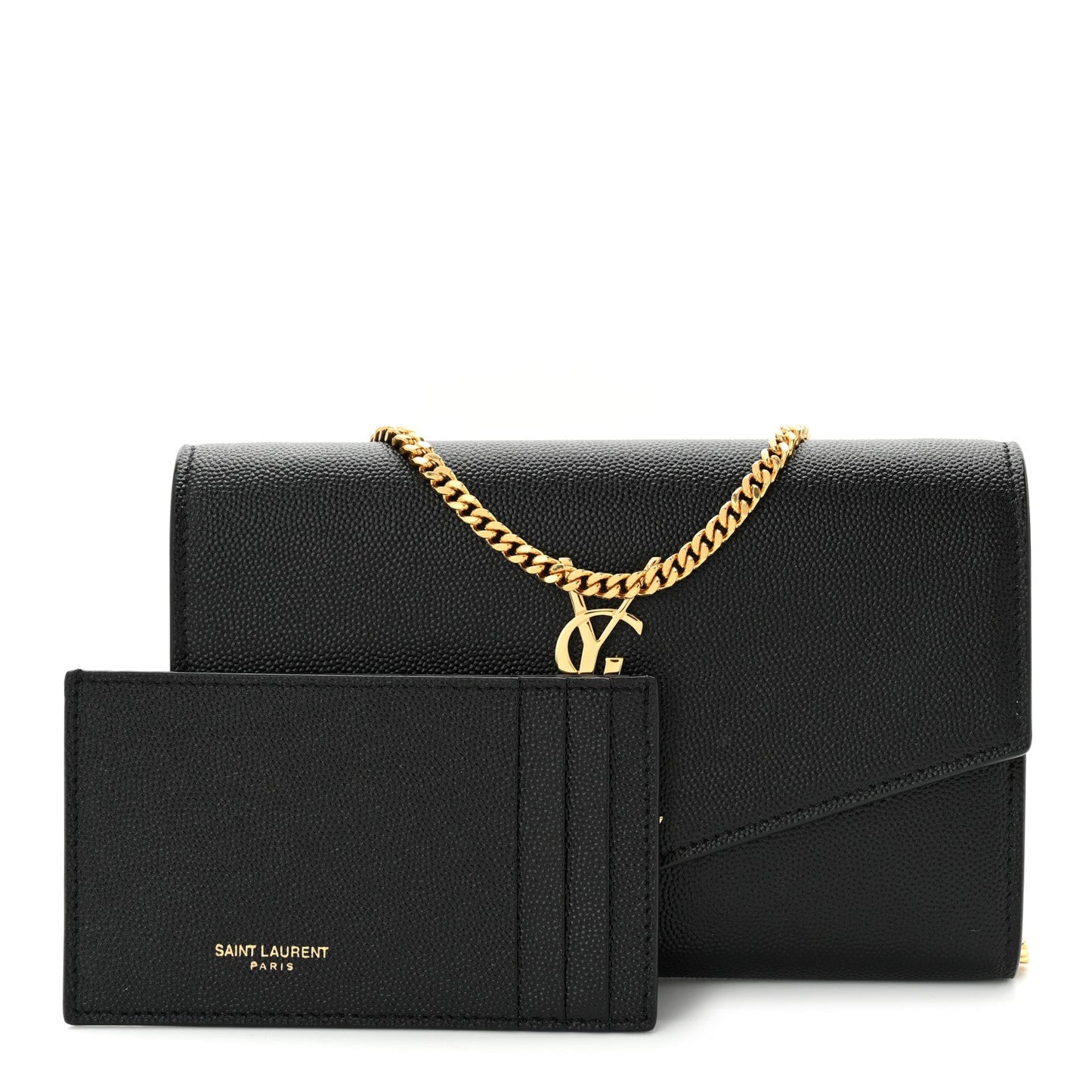 Grain de Poudre Uptown Chain Wallet Black