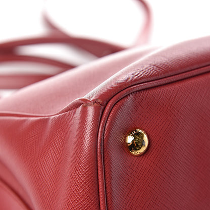 Prada Saffiano Lux Medium Tote Fuoco 15 of 20