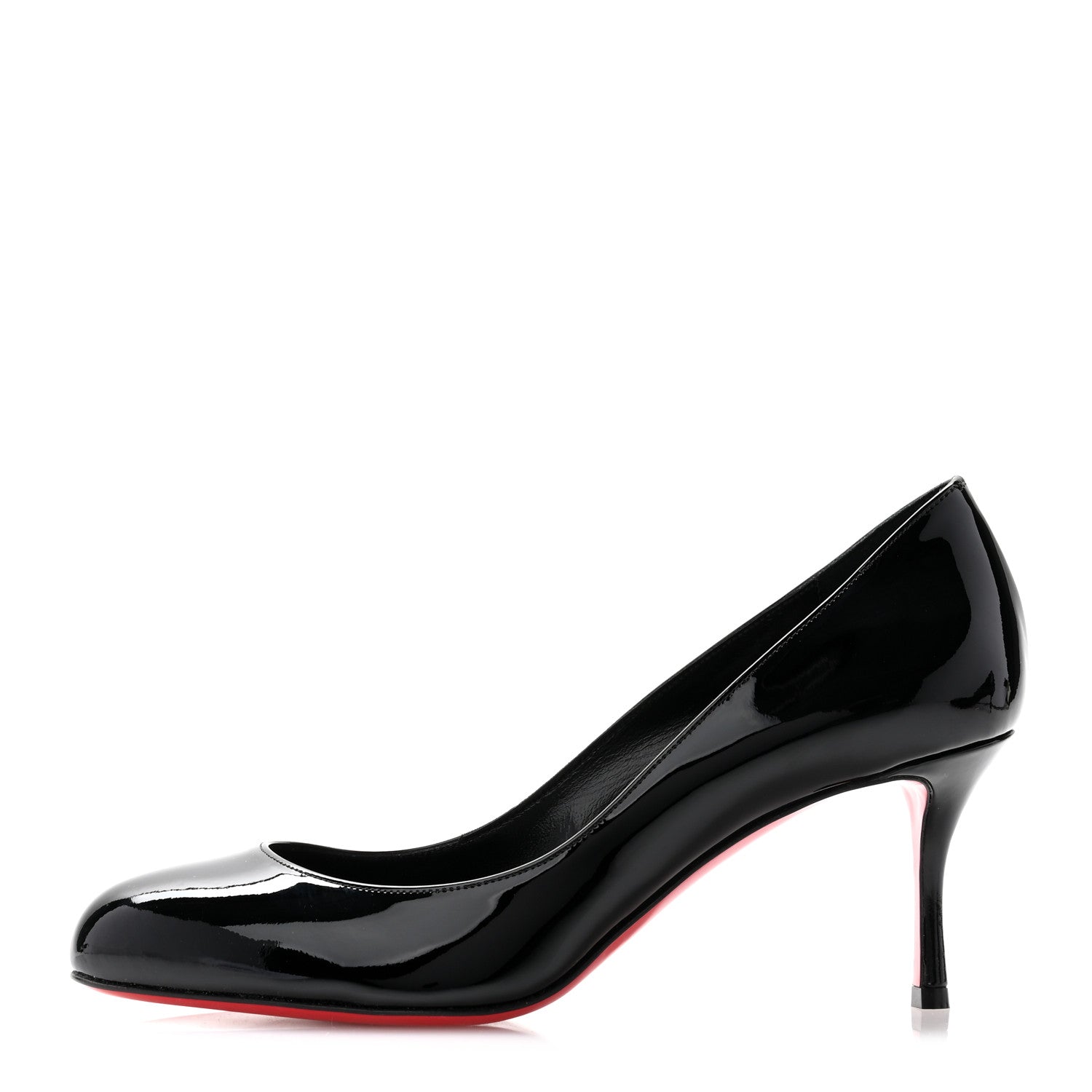 Christian Louboutin Patent Dolly 70 Pumps 38.5 Black 1 of 8