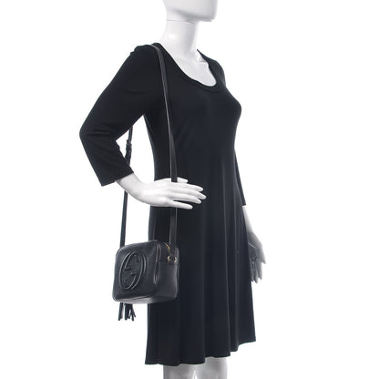 Gucci Pebbled Calfskin Small Soho Disco Bag Black 2 of 7