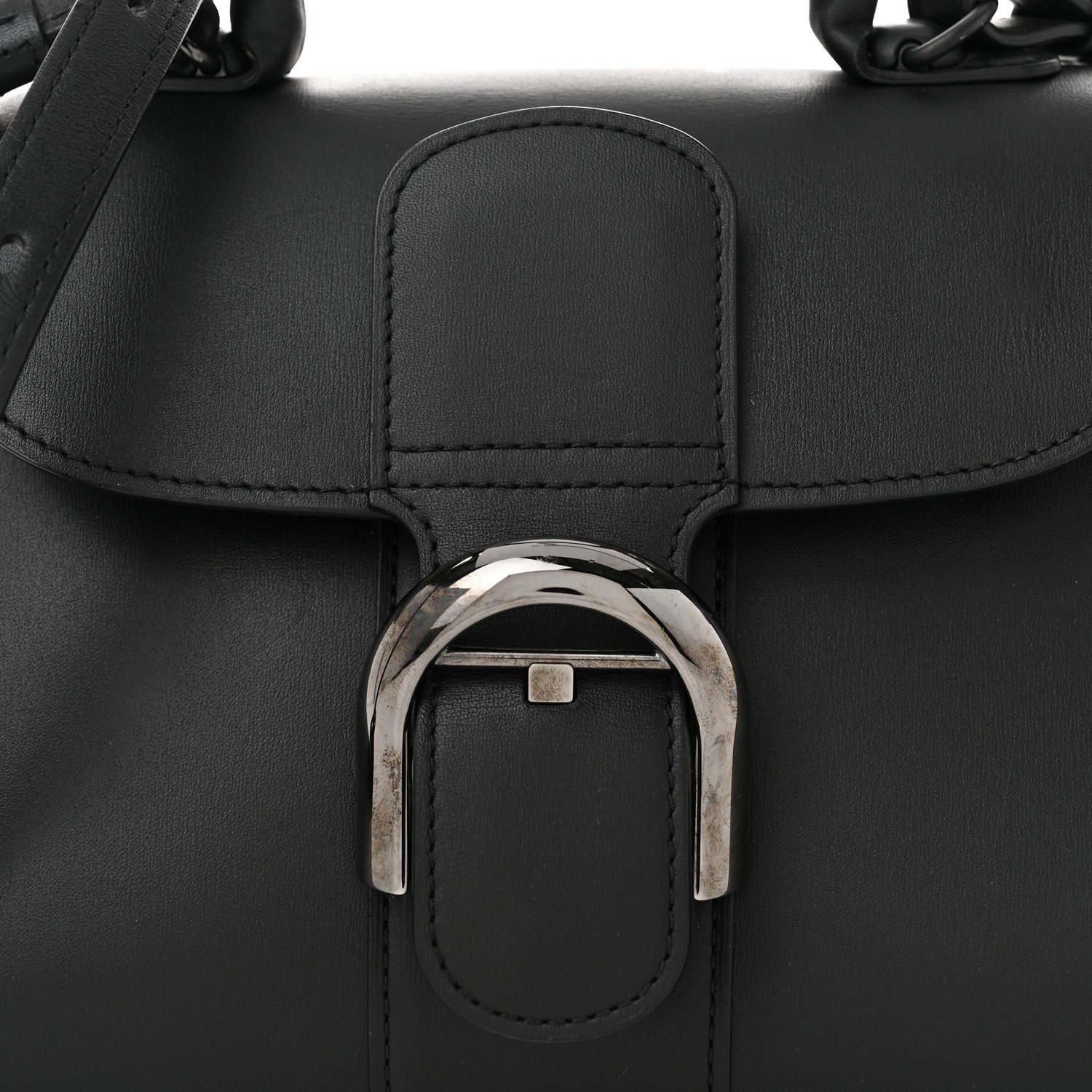 Delvaux Box Calfskin Mini Brillant Satchel Black 8 of 10