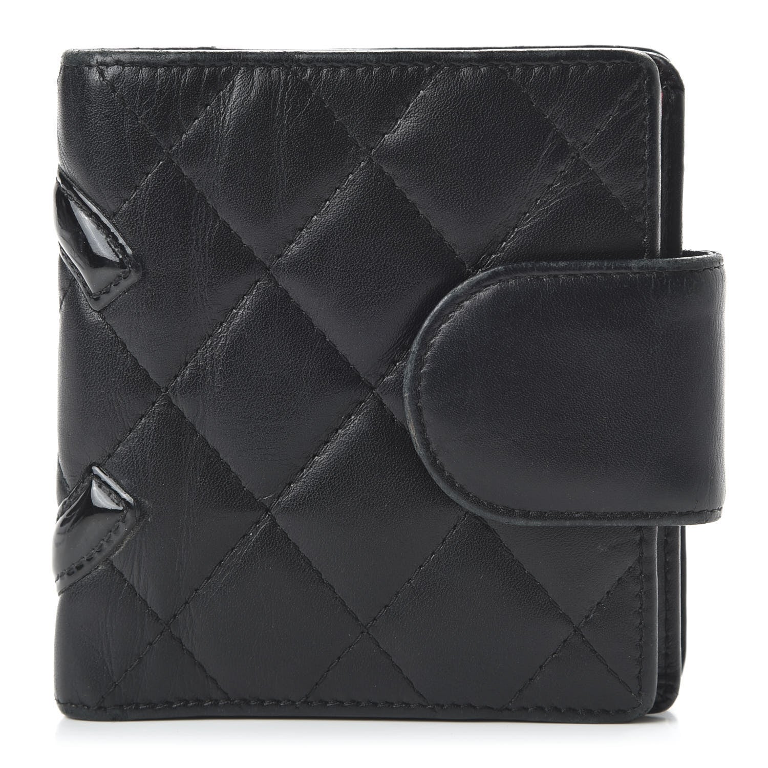 Chanel Calfskin Quilted Cambon Bi-Fold Wallet Black 1 of 11