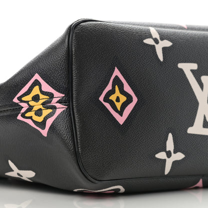 Louis Vuitton Monogram Giant Wild At Heart Neverfull MM Black 10 of 11