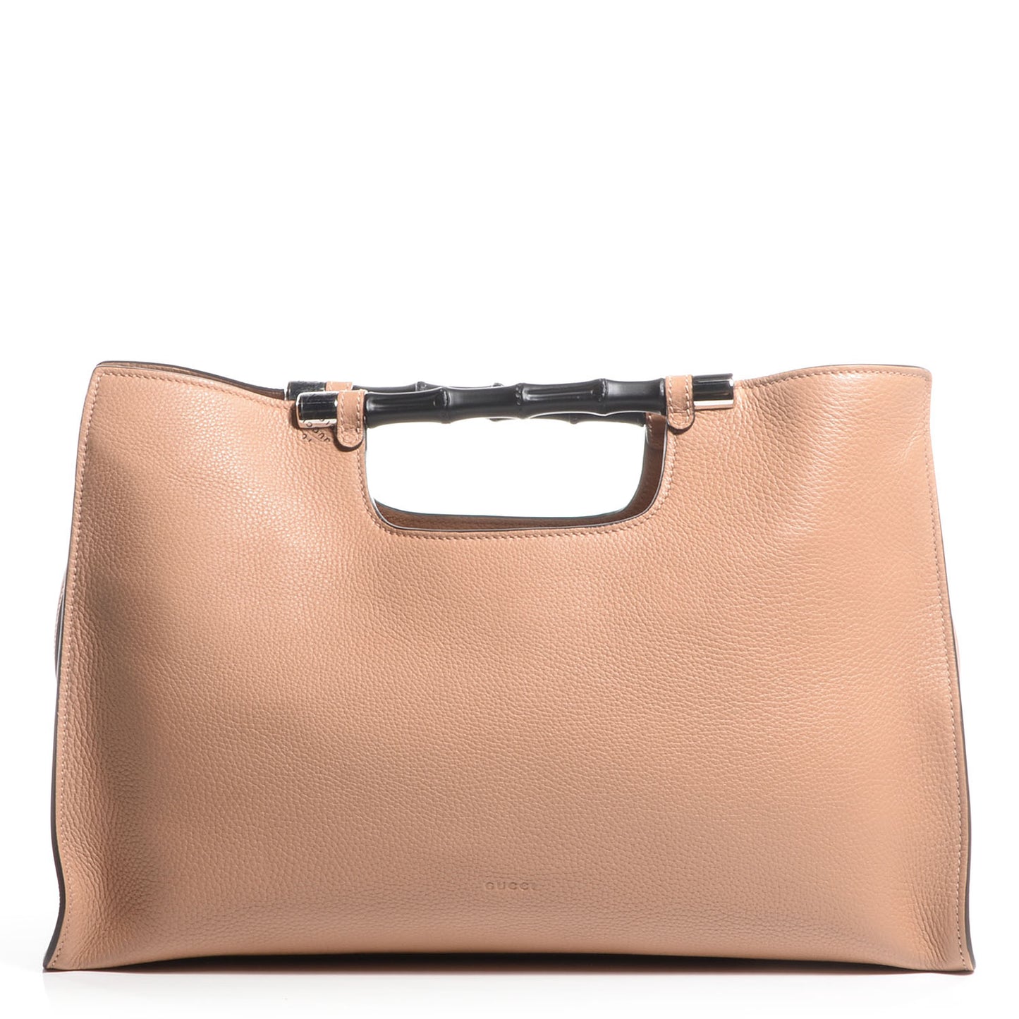 Calfskin Medium Bamboo Daily Shopper Camelia