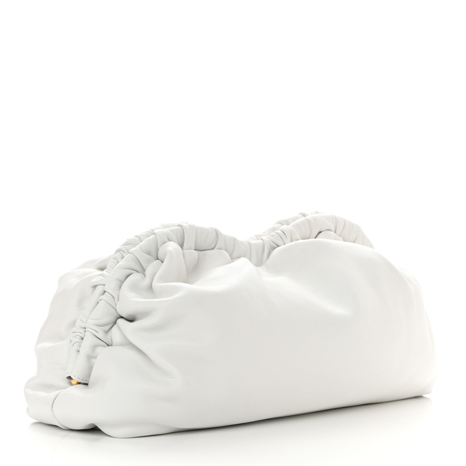 Mansur Gavriel Lambskin Cloud Clutch White 2 of 8