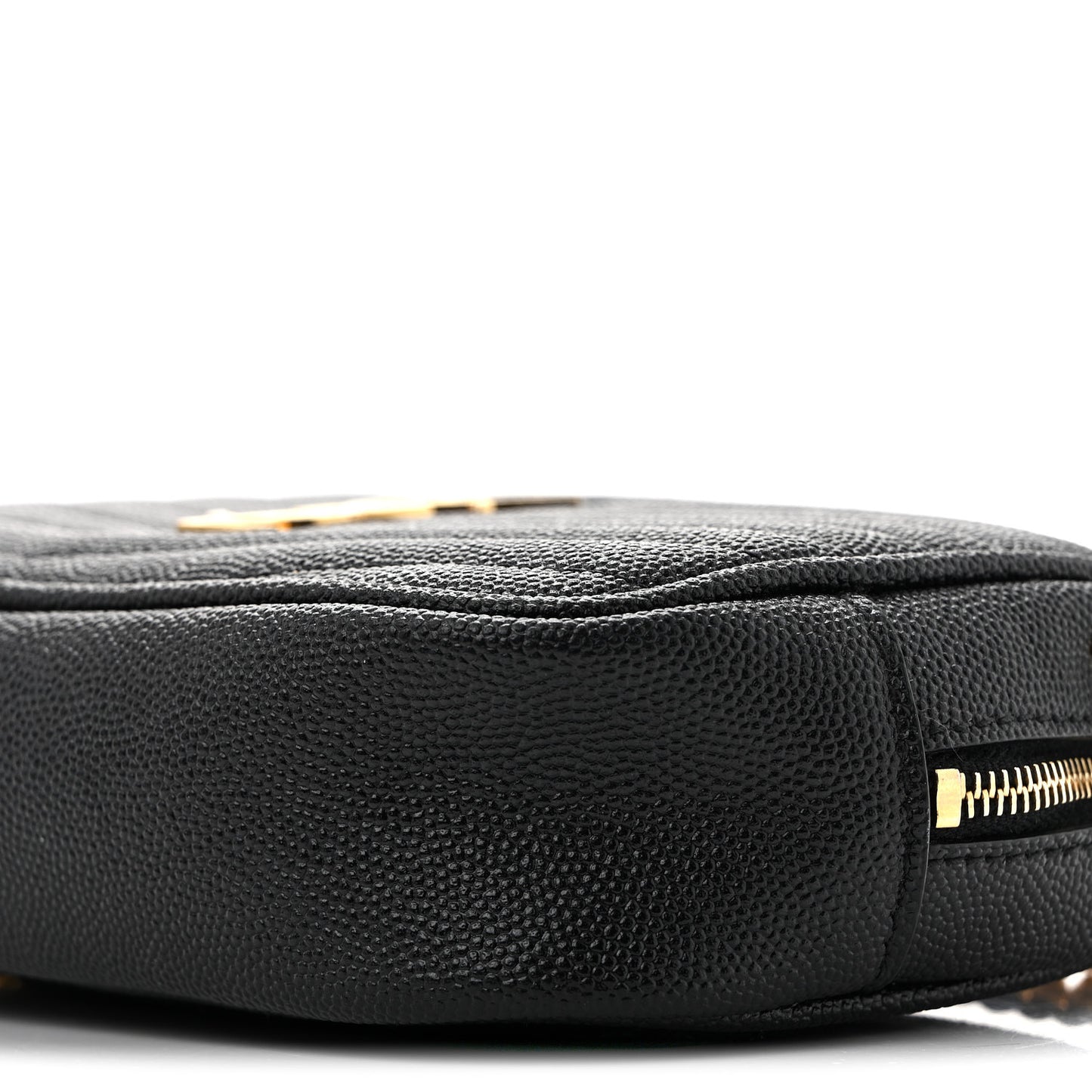 Grain De Poudre Matelasse Monogram Mini Lou Camera Bag Black
