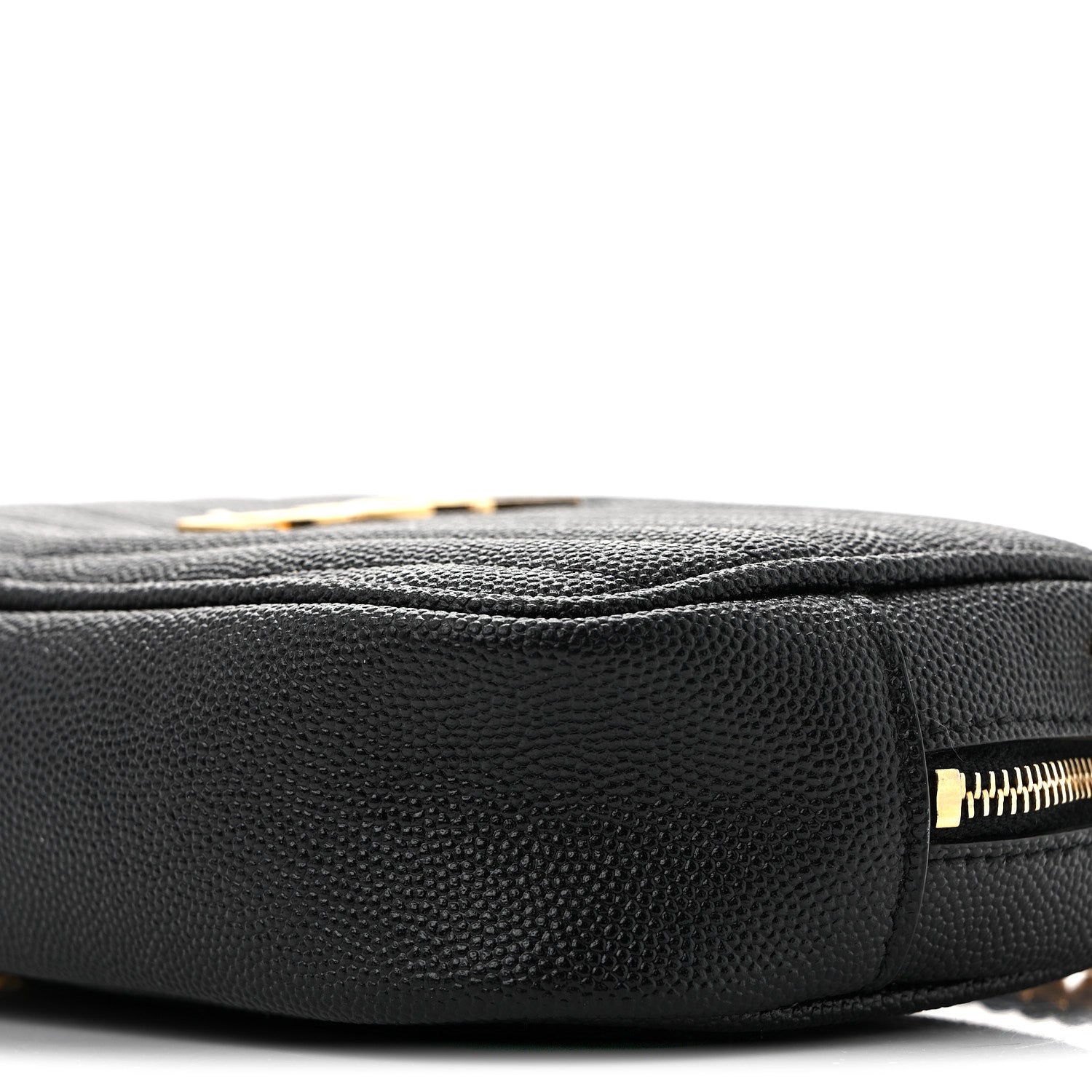 Saint Laurent Grain De Poudre Matelasse Monogram Mini Lou Camera Bag Black 10 of 13