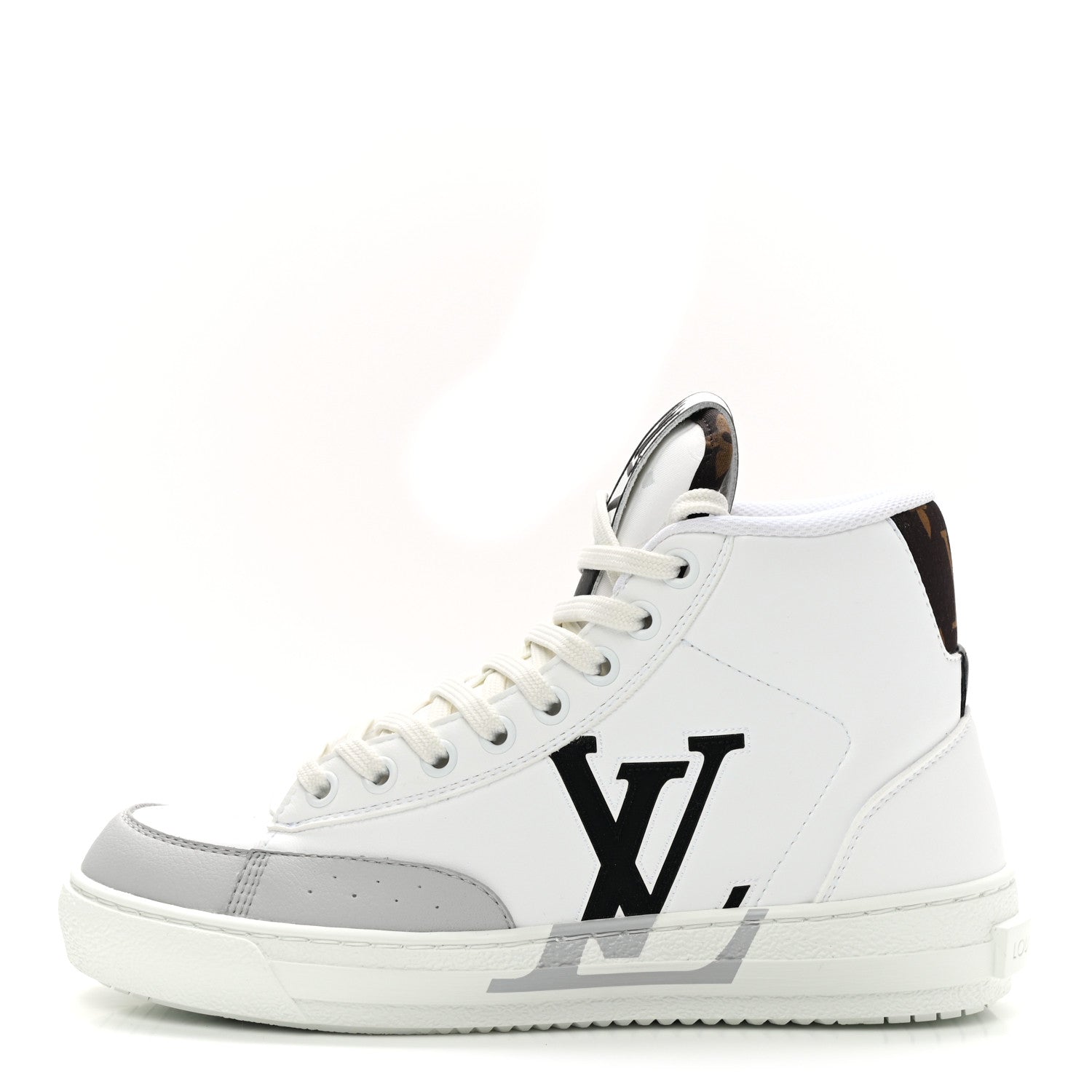 Louis Vuitton Charlie Boot Sneakers 35 White Cacao Brown 1 of 11