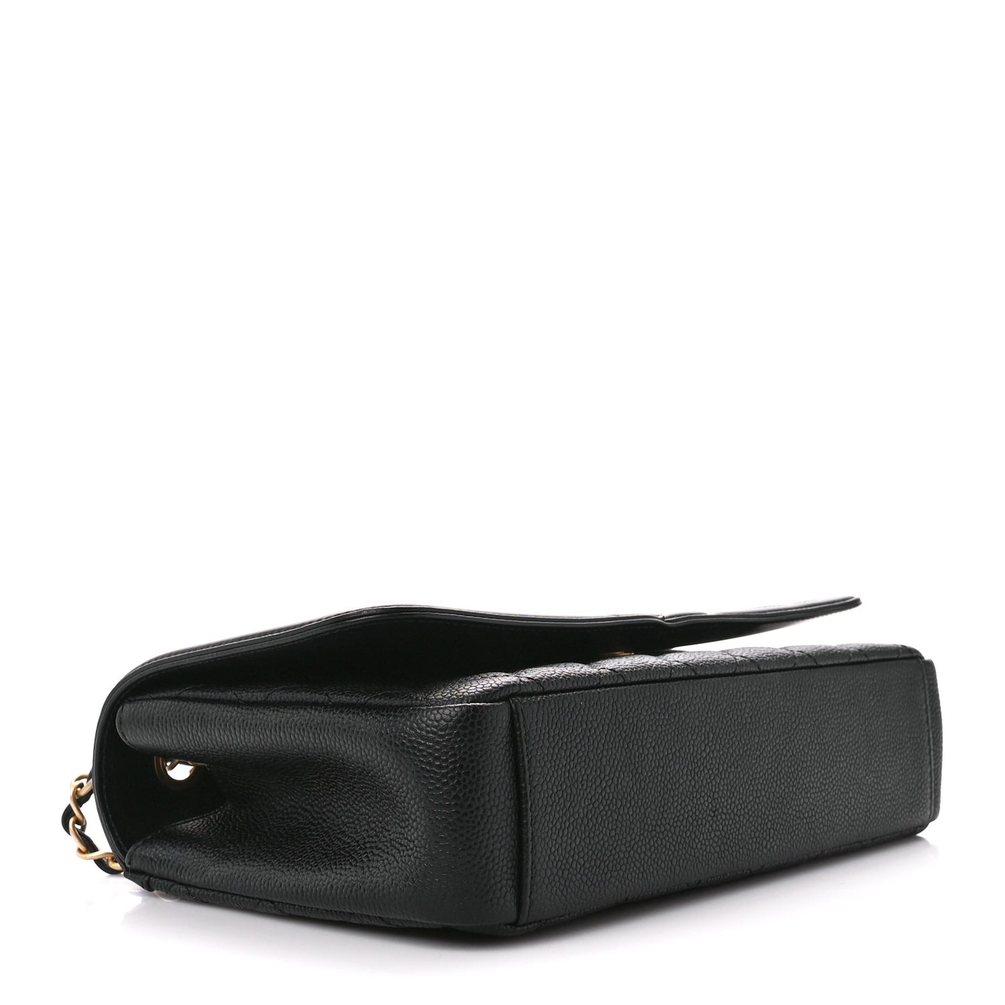 Caviar Quilted Medium CC Filigree Flap Black