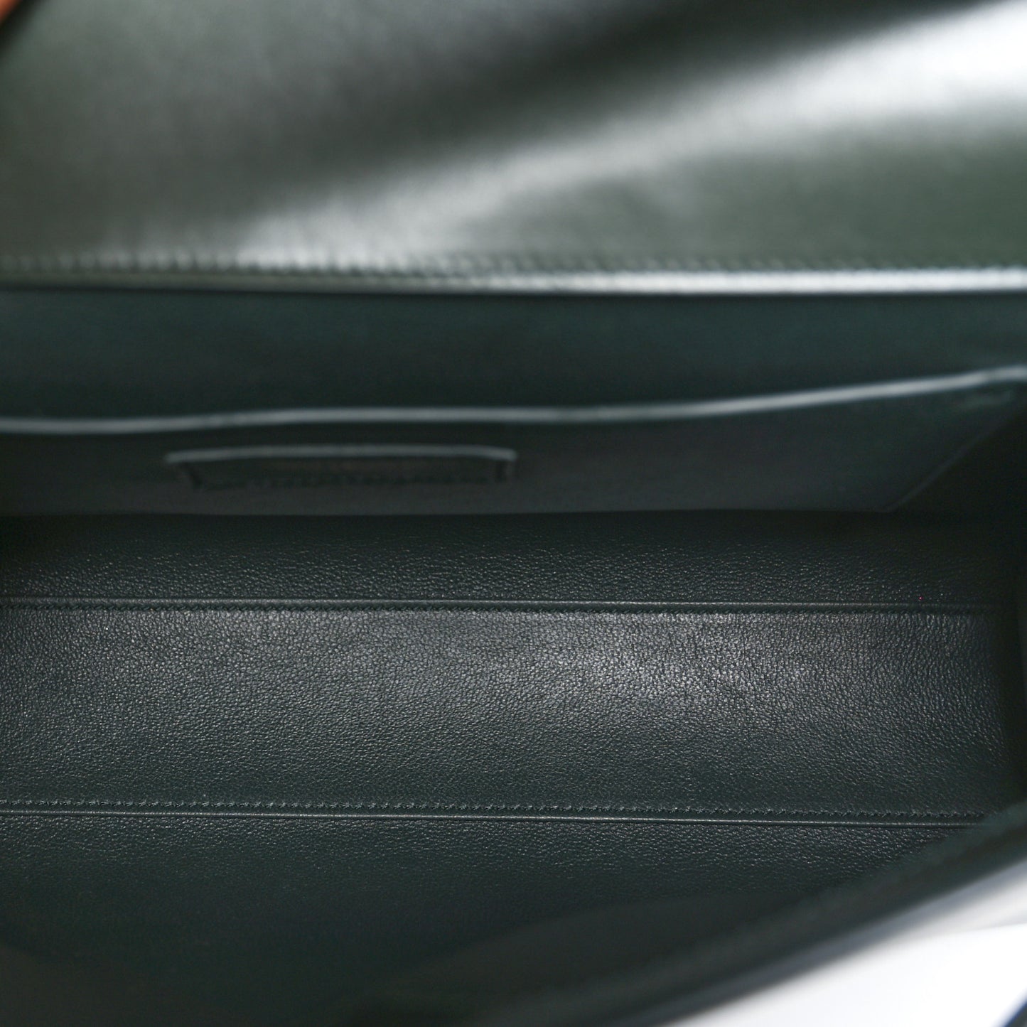 Smooth Calfskin Manhattan Shoulder Bag Dark Green