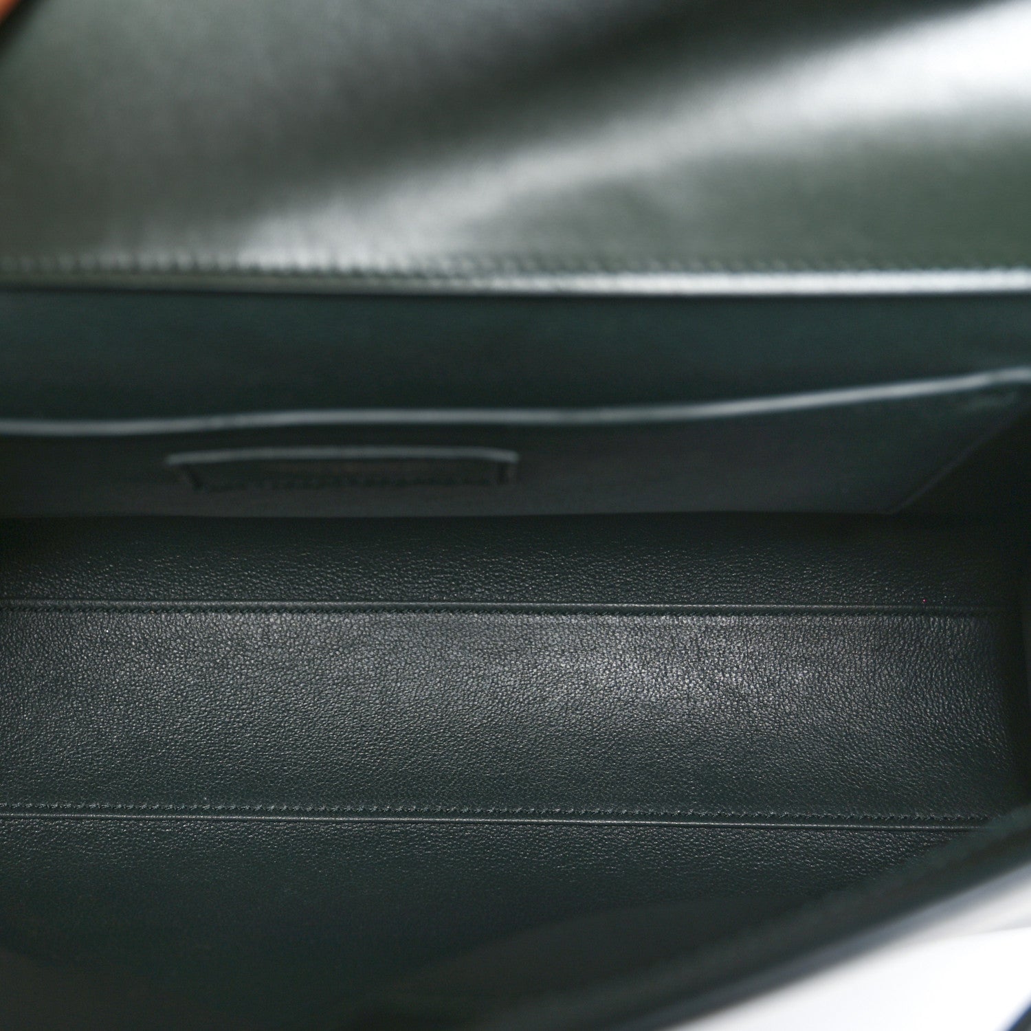 Saint Laurent Smooth Calfskin Manhattan Shoulder Bag Dark Green 5 of 9
