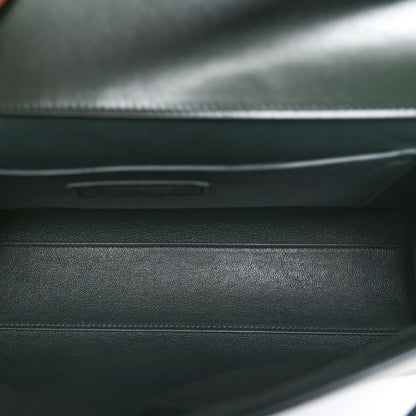Saint Laurent Smooth Calfskin Manhattan Shoulder Bag Dark Green 5 of 9