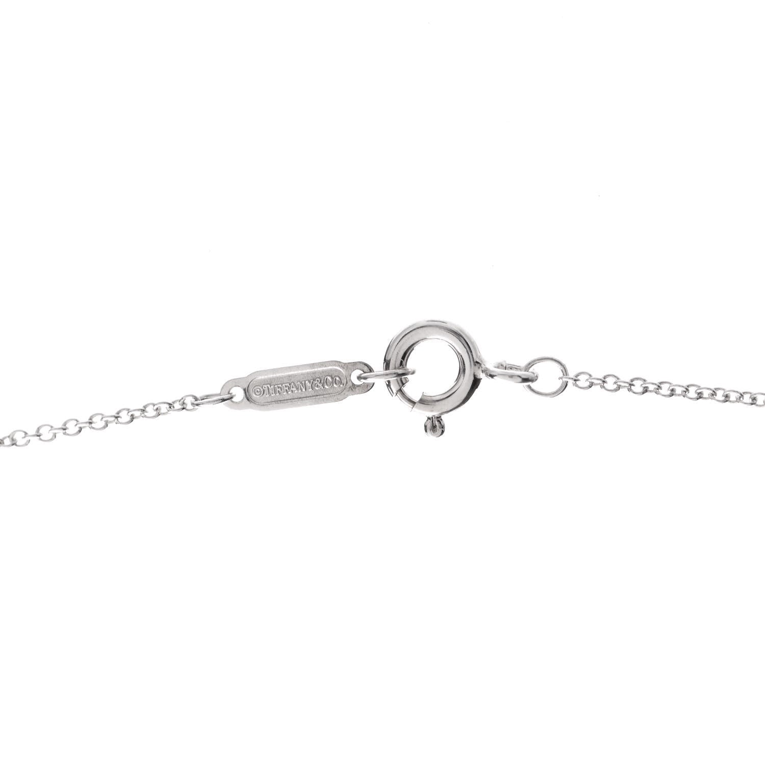 Tiffany Sterling Silver Twist Knot Pendant Necklace 4 of 4