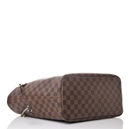 Louis Vuitton Damier Ebene Neo Neverfull MM Rose Ballerine 5 of 11