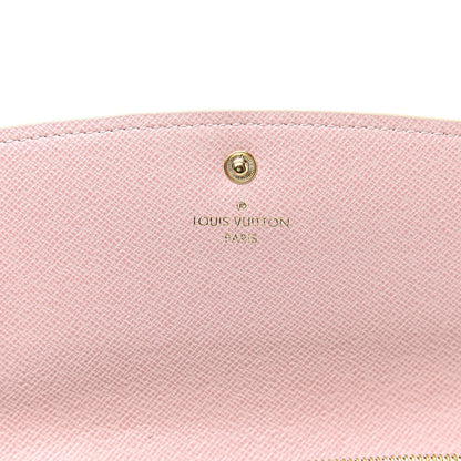 Louis Vuitton Damier Azur Emilie Wallet Rose Ballerine 6 of 8