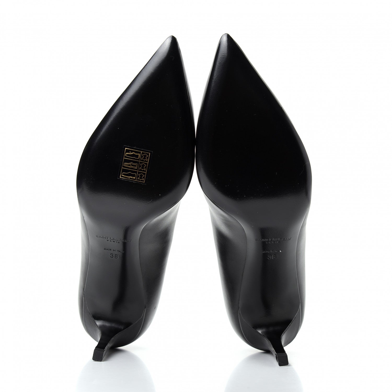 Saint Laurent Calfskin Pumps 38 Black 6 of 11