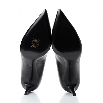 Saint Laurent Calfskin Pumps 38 Black 6 of 11