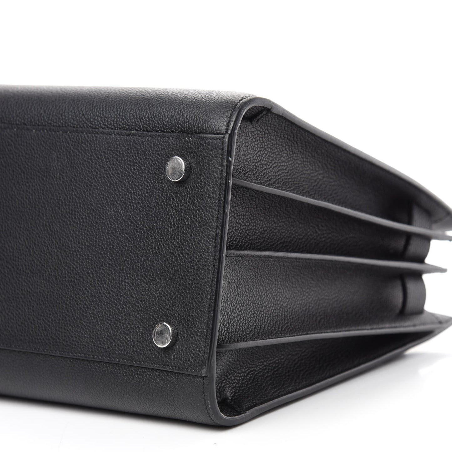 Grained Calfskin Small Sac De Jour Black