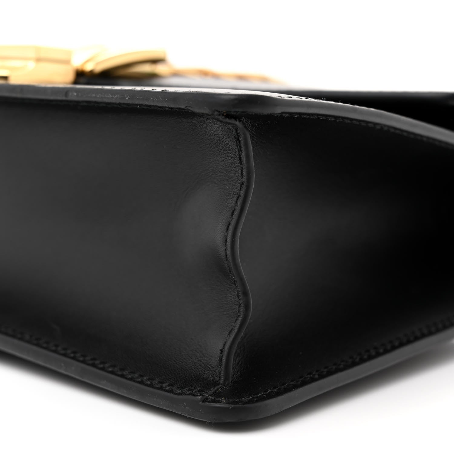 Gucci Calfskin Small Sylvie Shoulder Bag Black 10 of 13