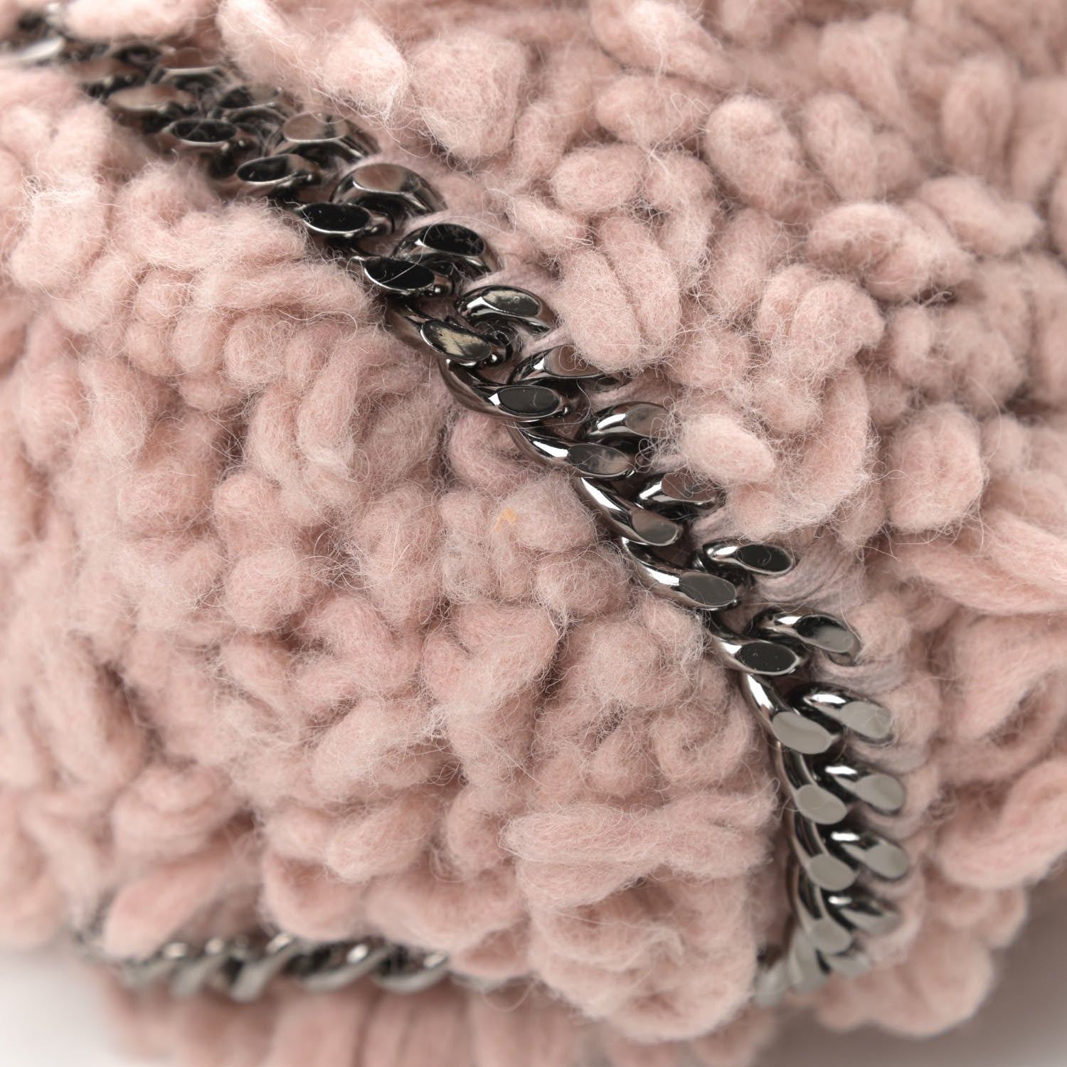 Stella McCartney Wool Fur Small Falabella Tote Pink 11 of 11