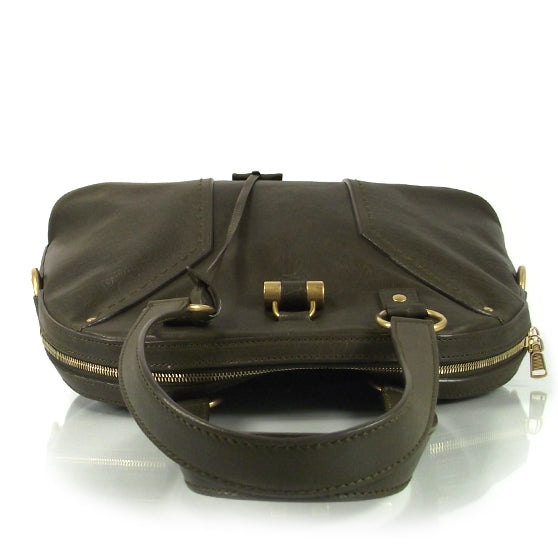 Saint Laurent Leather Muse Olive 4 of 11