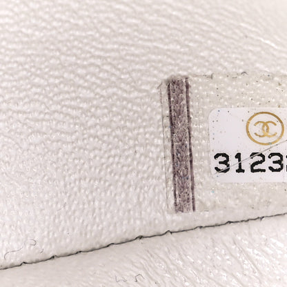 Chanel Iridescent Caviar Quilted Mini Top Handle Rectangular Flap White 8 of 13