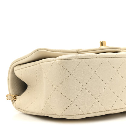 Chanel Caviar Quilted Mini Top Handle Rectangular Flap Beige 10 of 10