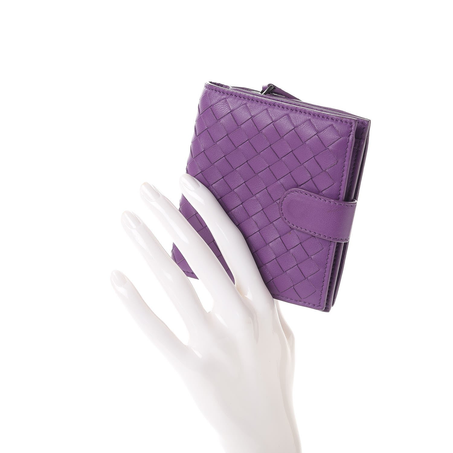 Bottega Veneta Nappa Intrecciato Mini Wallet Byzantine 2 of 10