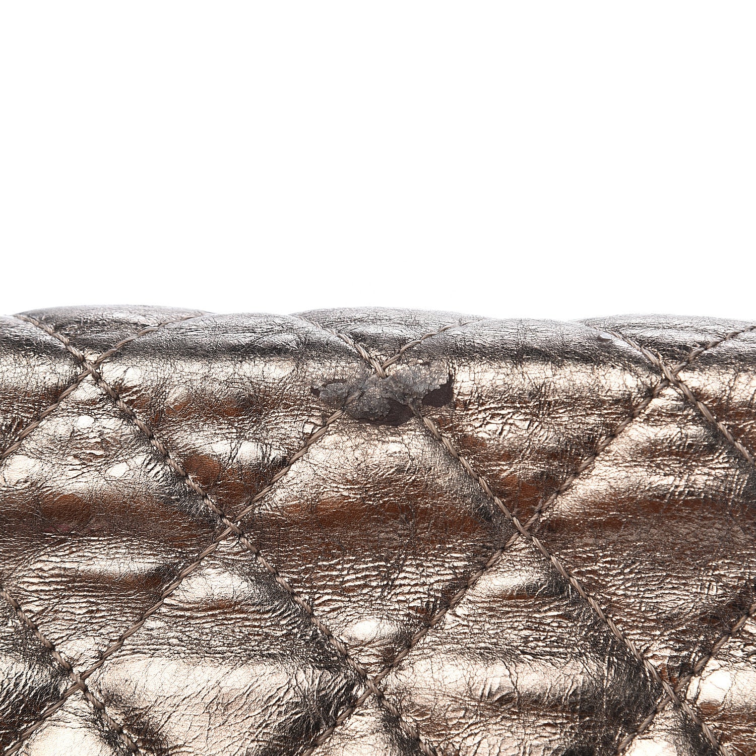 Chanel Metallic Aged Calfskin Quilted 2.55 Reissue 227 Flap Dark Silver 15 of 15