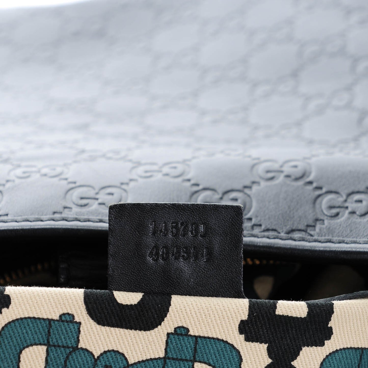 Guccissima Punch Hobo Black