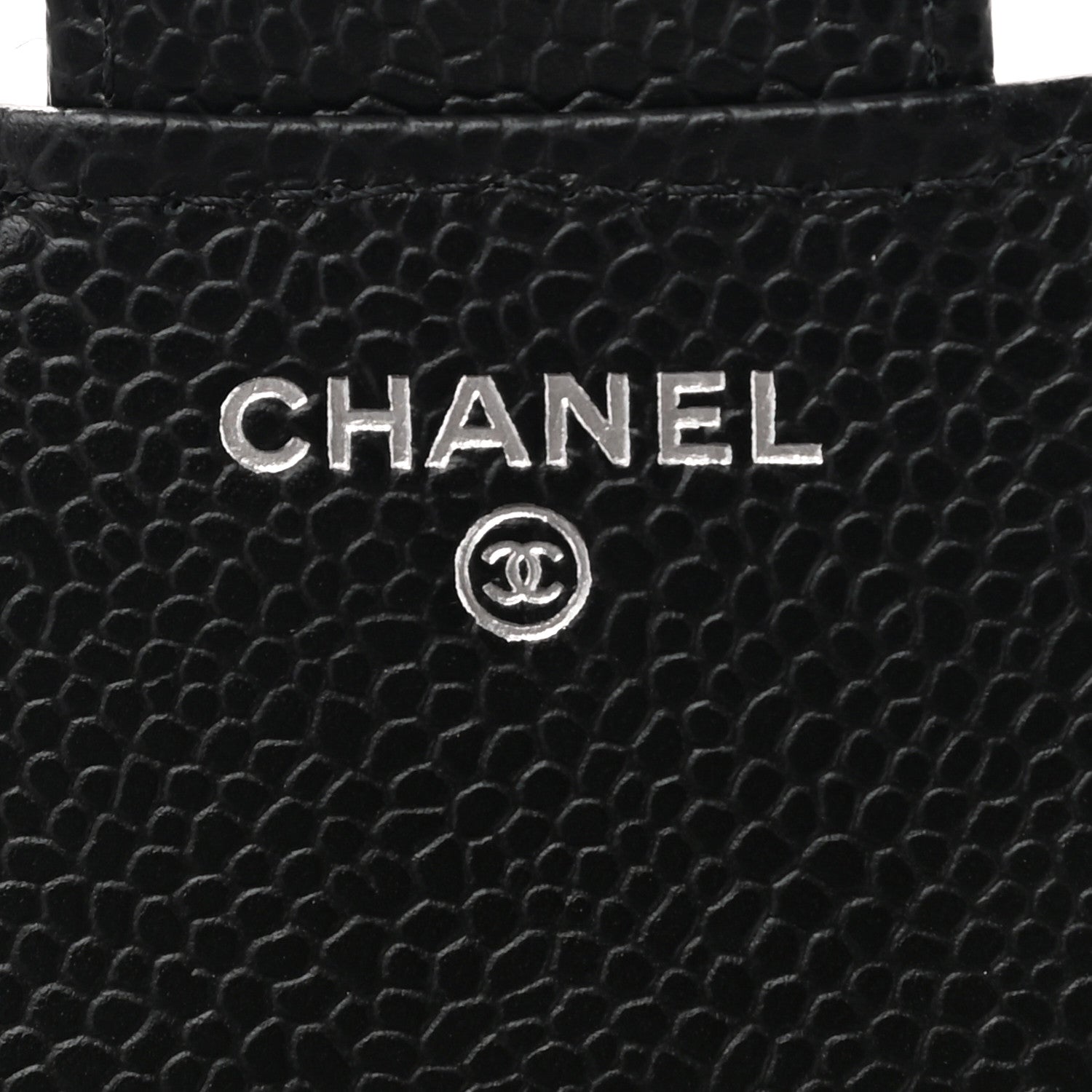 Chanel Caviar Quilted Compact Flap Wallet Black 6 of 9