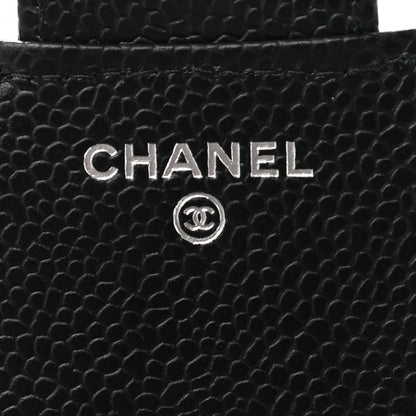 Chanel Caviar Quilted Compact Flap Wallet Black 6 of 9