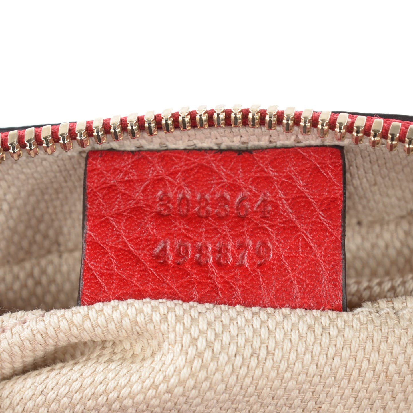 Pebbled Calfskin Small Soho Disco Bag Tabasco Red