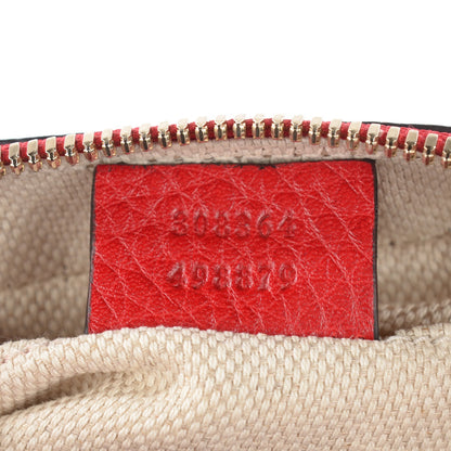 Gucci Pebbled Calfskin Small Soho Disco Bag Tabasco Red 6 of 7