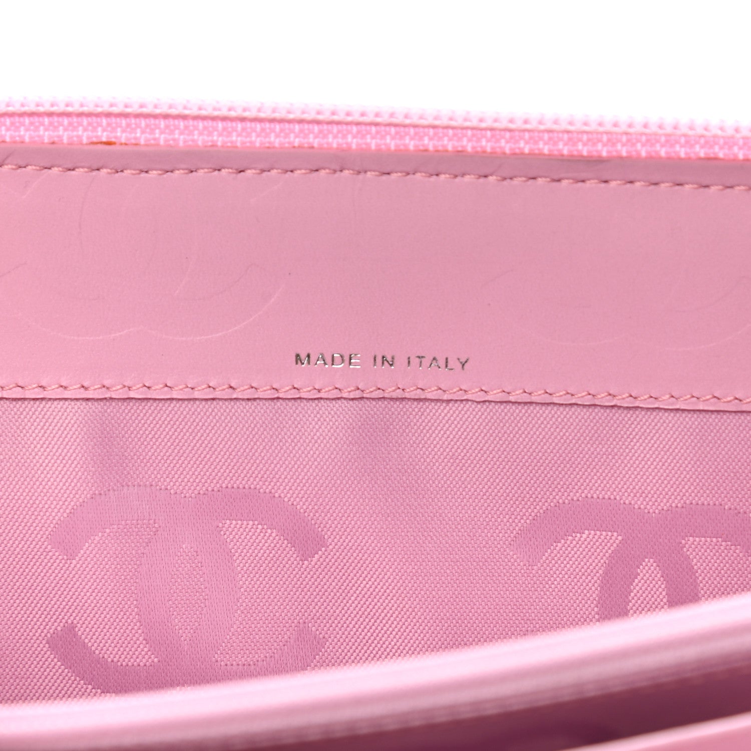 Chanel Calfskin Cambon Zip Around Organizer Wallet Pink 7 of 13