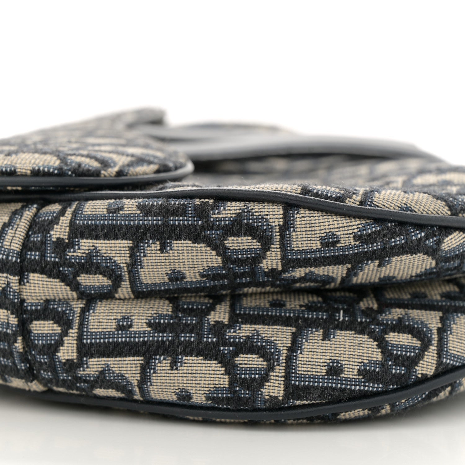 Christian Dior Oblique Saddle Bag Blue 9 of 10